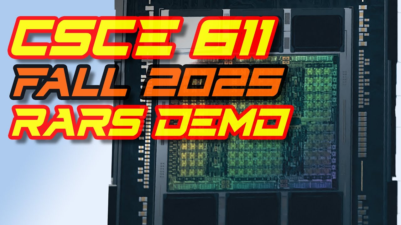 CSCE 611 Fall 2025 Lecture 3: RARS Tutorial - YouTube