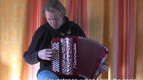 How to play on a chromatic button accordion in b grif