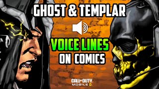 Ghost &amp; Templar Voice lines on Comics in CODM - COD Mobile