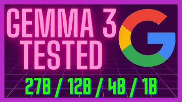 Gemma 3 Models Tested : Comparing 1B, 4B, 12B, and 27B Versions