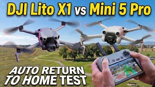 MINI 5 vs LITO X1 – Which Drone Has Better Auto Return Home