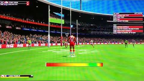 Buddy Franklin banana in AFL Evoloution 2