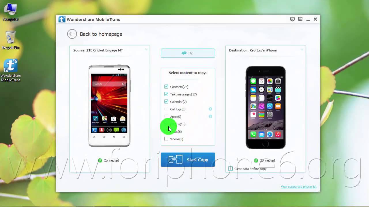 How to Copy Photos & Pictures from ZTE Cricket Engage MT to iPhone 6