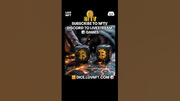 🔴 Live stream Bitcoin Sats dice games on NFTV Discord today 🎲 #bitcoin #nft #dice #sats