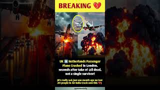 💔 UK to Netherlands Plane Crash in London | No Survivors | Shocking News