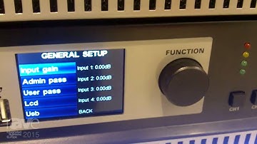 ISE 2015: AUDAC Reveals the SMA-SMQ Series, Announces Collaboration with Dante