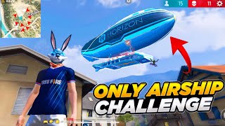 AIRSHIP SOLO VS SQUAD CHALLENGE || PURGATORY MAP IS BACK || FREE FIRE