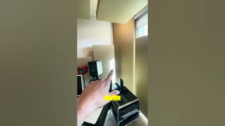 Recording Studio Install Done With 15 of our 4” Standard Beige Bass Traps & Gobos!