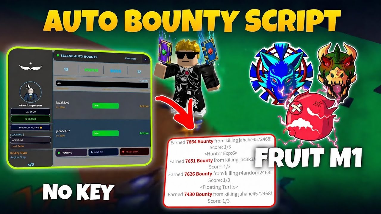 Auto bounty hunt script blox fruits(pc+mobile) - YouTube