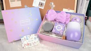 C012A Bathroom Accessory Set Relaxing Spa Bubble Bath Bombs Salt Personal Lavender Bath Gift Set