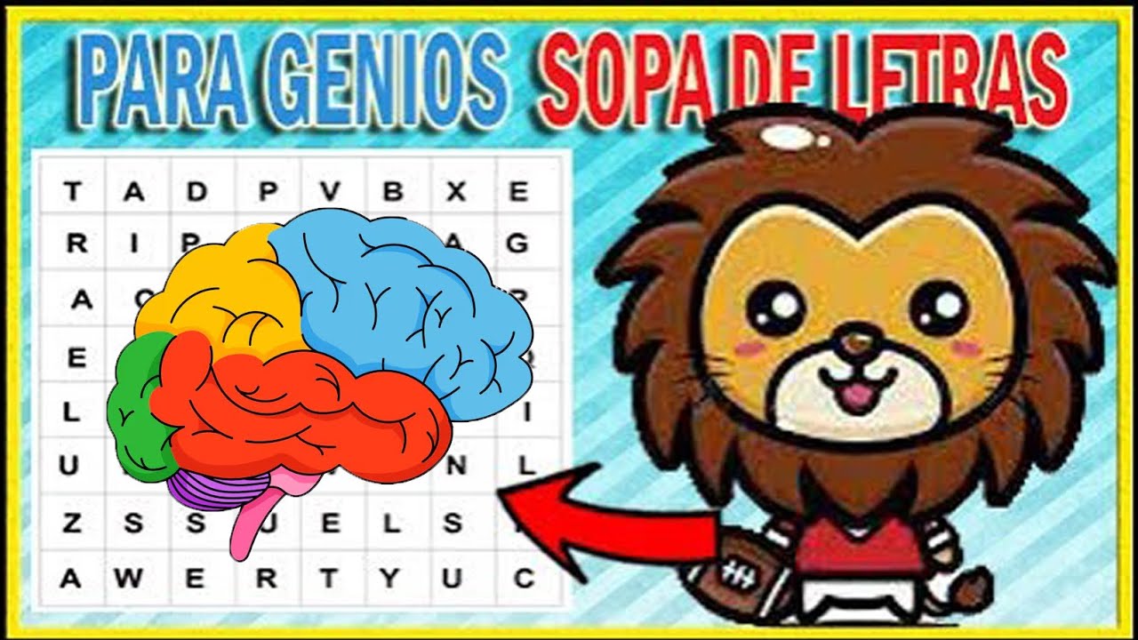 ACTIVA TU CEREBRO AL 100 por ciento con esta Sopa de Letras ¡NIVEL 12!