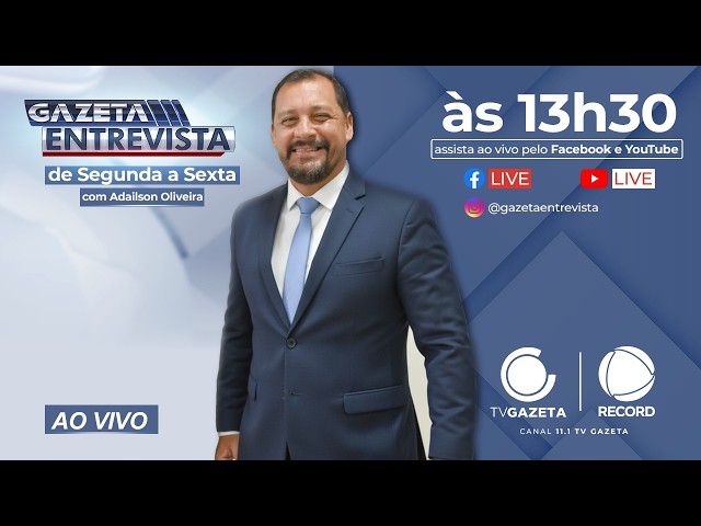 AO VIVO: Gazeta Entrevista | 20/04/2026 | Afiliada RECORD