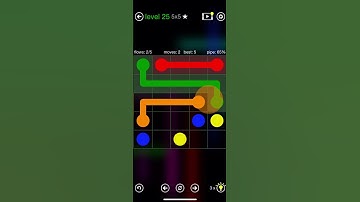 Flow Free - Intro - Classic - 5x5 Easy - Level 25