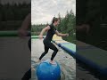 jumping skills of girl
