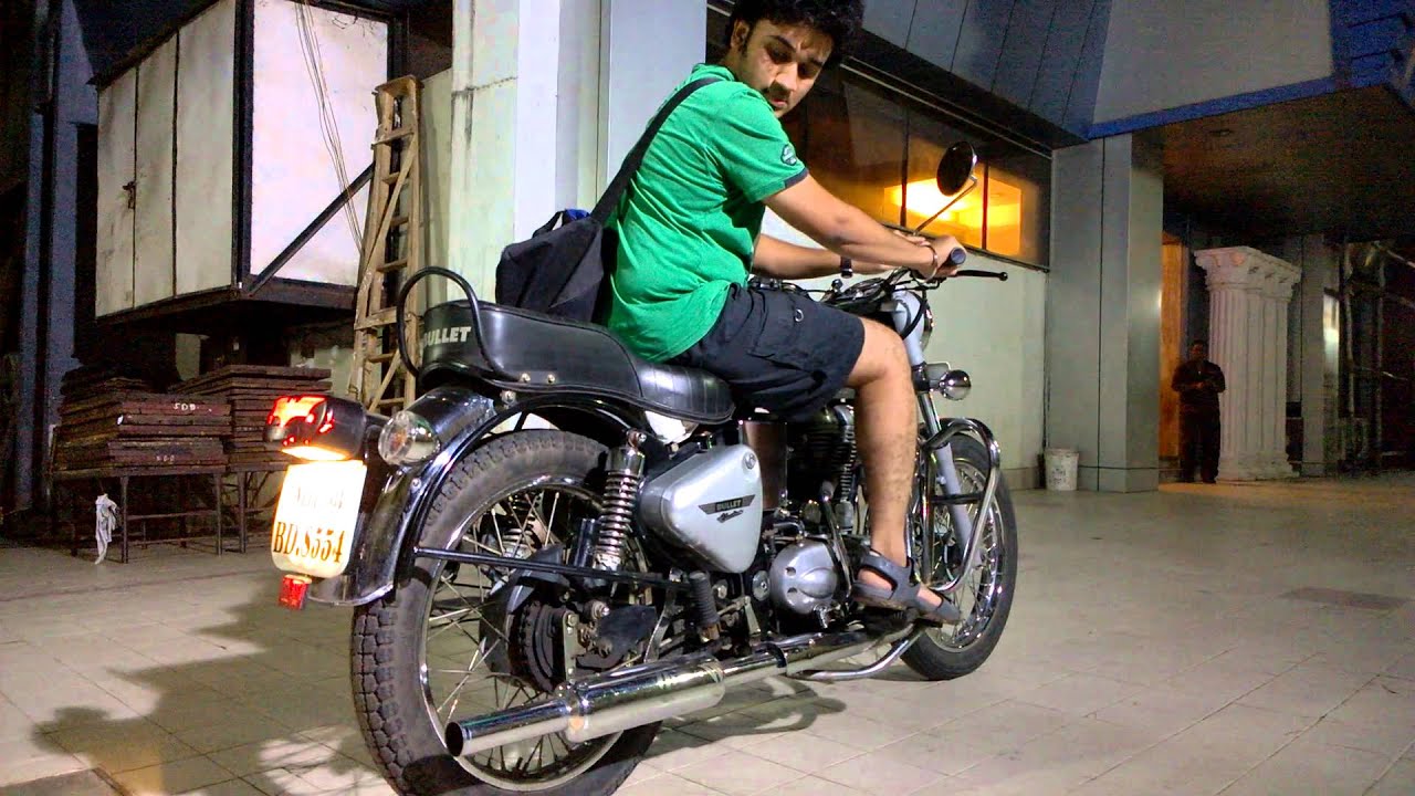 flame from bullet silencer