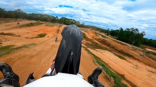 Goon Learns How to Ride 2 stroke Dirtbike