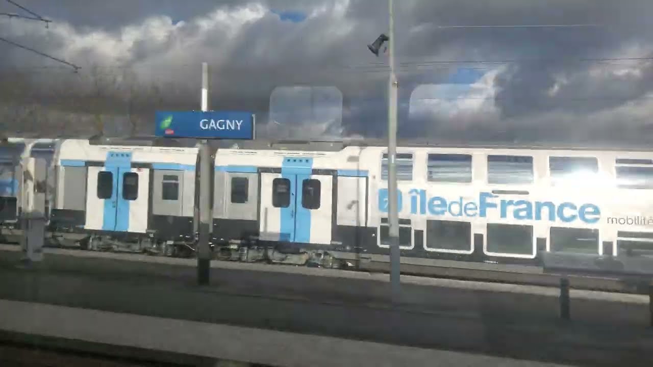 [HD]140km/h Direct Meaux-Paris Ligne P/ Limited express at 140kph in P Line / 新快速 140km/h パリのP Line