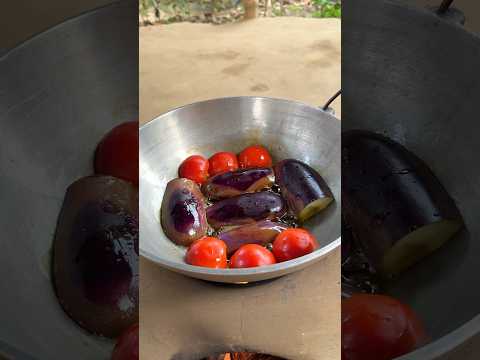 Veg Village Recipes のレシピ: バイガン・カ・バルタ（焼きナスのカレー）