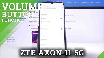 How to Change Function Of Camera Volume Button in ZTE Axon 11 5G – Open Camera Settings