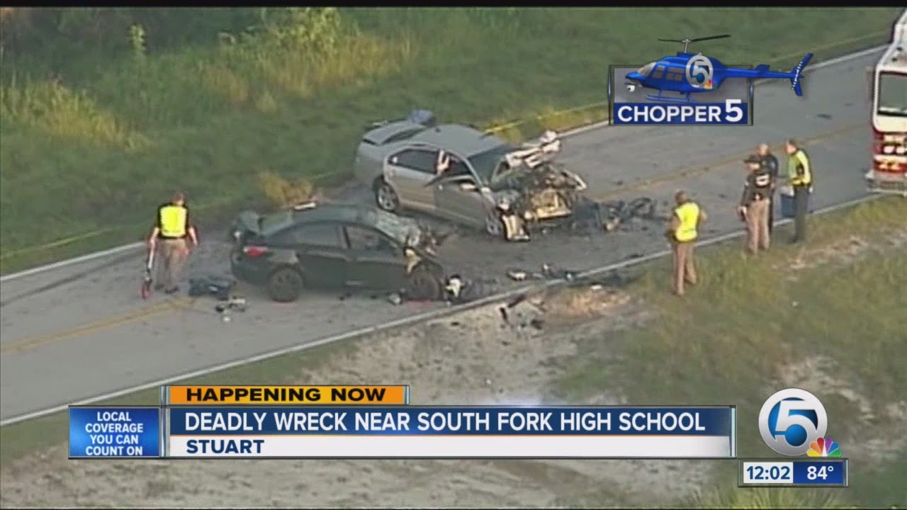 Deadly wreck near South Fork High School in Martin County YouTube