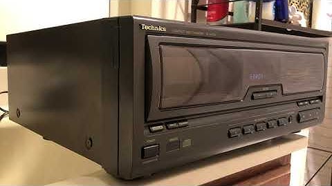 Technics 60+1 CD Changer SL-MC59 - For Parts or Repair