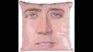 nicolas cage pillow