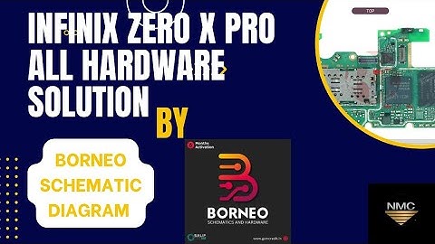 infinix zero x pro x6811 All Hardware Solution By Borneo Schematic Diagram