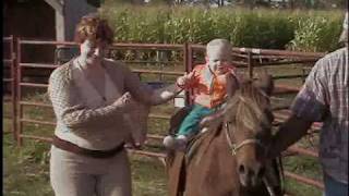 Ruby goes on her first pony ride