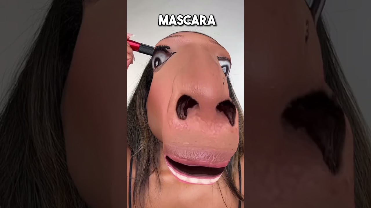 CUTE ✅ or FAIL? ❌ HORSE FACE FILTER MAKEUP! 😱😂