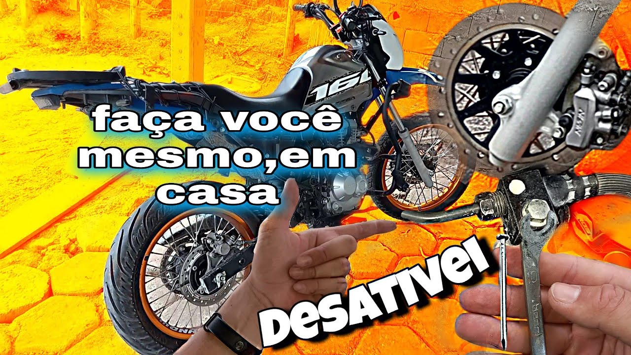 desativando  freio da bros160 de duas formas.