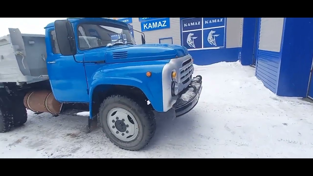 восстановленный ЗИЛ.ЗИЛ-130, ммз 554 восстановил машину с рамы. обзор ...