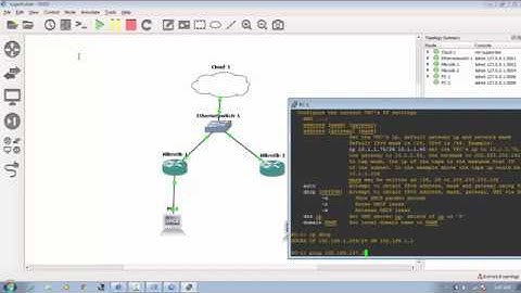 Simulasi Mikrotik menggunakan GNS3 Part 1