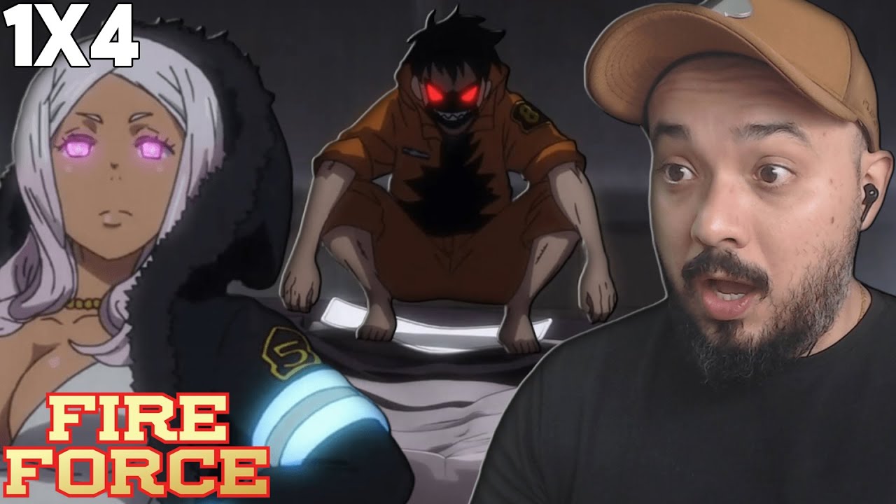 PRINCESA HIBANA - A CAPITÃ DA 5ª COMPANHIA !!! - Reaction - Fire Force S01E04