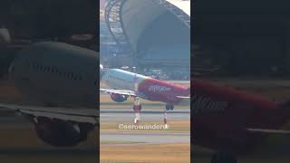 VIETJET A321-200 takeoff at Bangkok Airport #shorts #a321 #takeoff #plane ##bangkok #vietjet