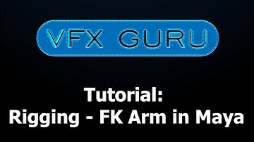 Tutorial | Rigging FK Arm in Maya | By Kailash Kanojia