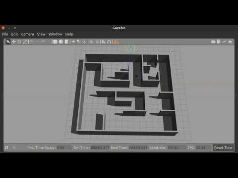Demonstration path solver ROS with kobuki robot in gazebo
