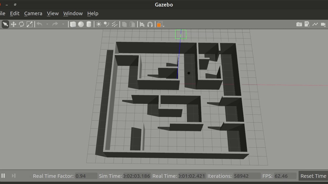 Demonstration path solver ROS with kobuki robot in gazebo - YouTube