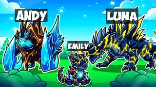 Having A ENERGY OVERLOADED Kaiju Family In Creatures Of Sonaria! (Roblox)