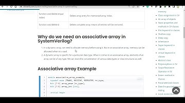 Associative array in SystemVerilog - Part-2