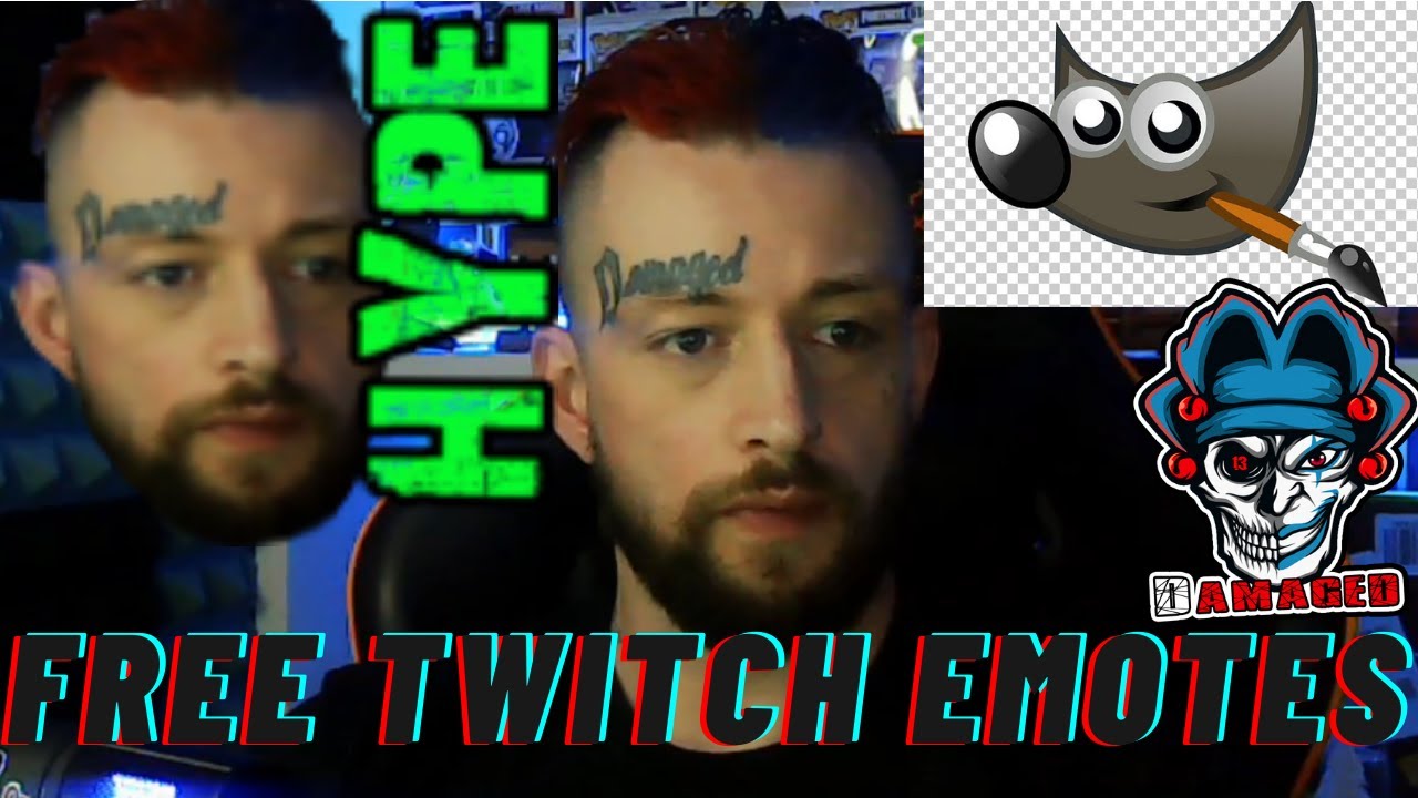 making  FREE EMOTES for TWITCH using GIMP