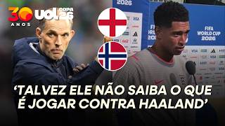 BELLINGHAM REBATE TUCHEL: 'TALVEZ ELE NÃO SAIBA O QUE É JOGAR CONTRA HAALAND' | NORUEGA X INGLATERRA