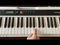 How to play an Esus2 piano chord