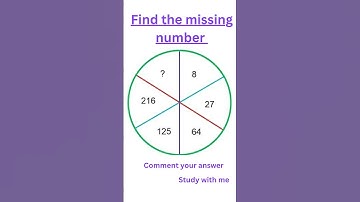 Find the missing number. |math |Reasoning| #maths #reasoning #students #youtube #youtubeshorts
