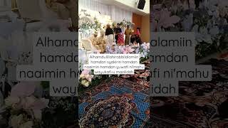Pembacaan Doa untuk kedua mempelai oleh Al Mukarom Haji Arifin #shortsfeed