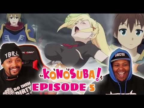 Cursed Sword! Konosuba Reaction Season 1 Episode 5 + Review of anime reaction