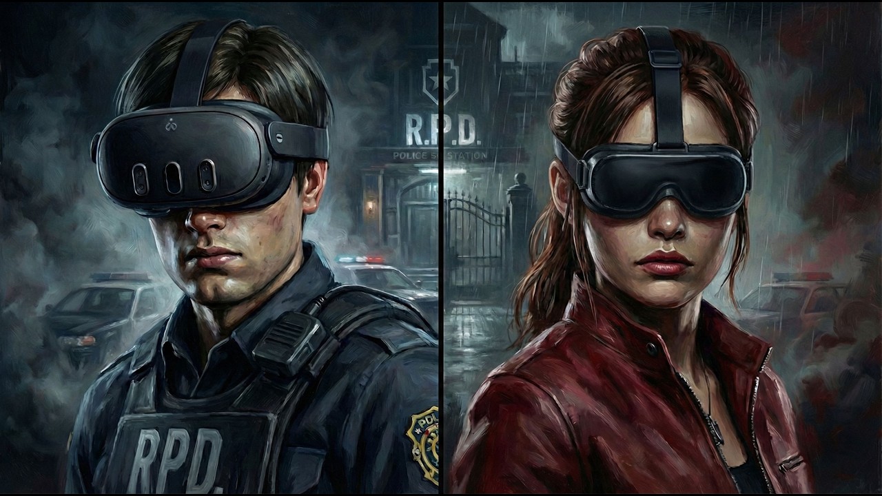 Resident Evil 2 Remake FlatToVR modded EP1