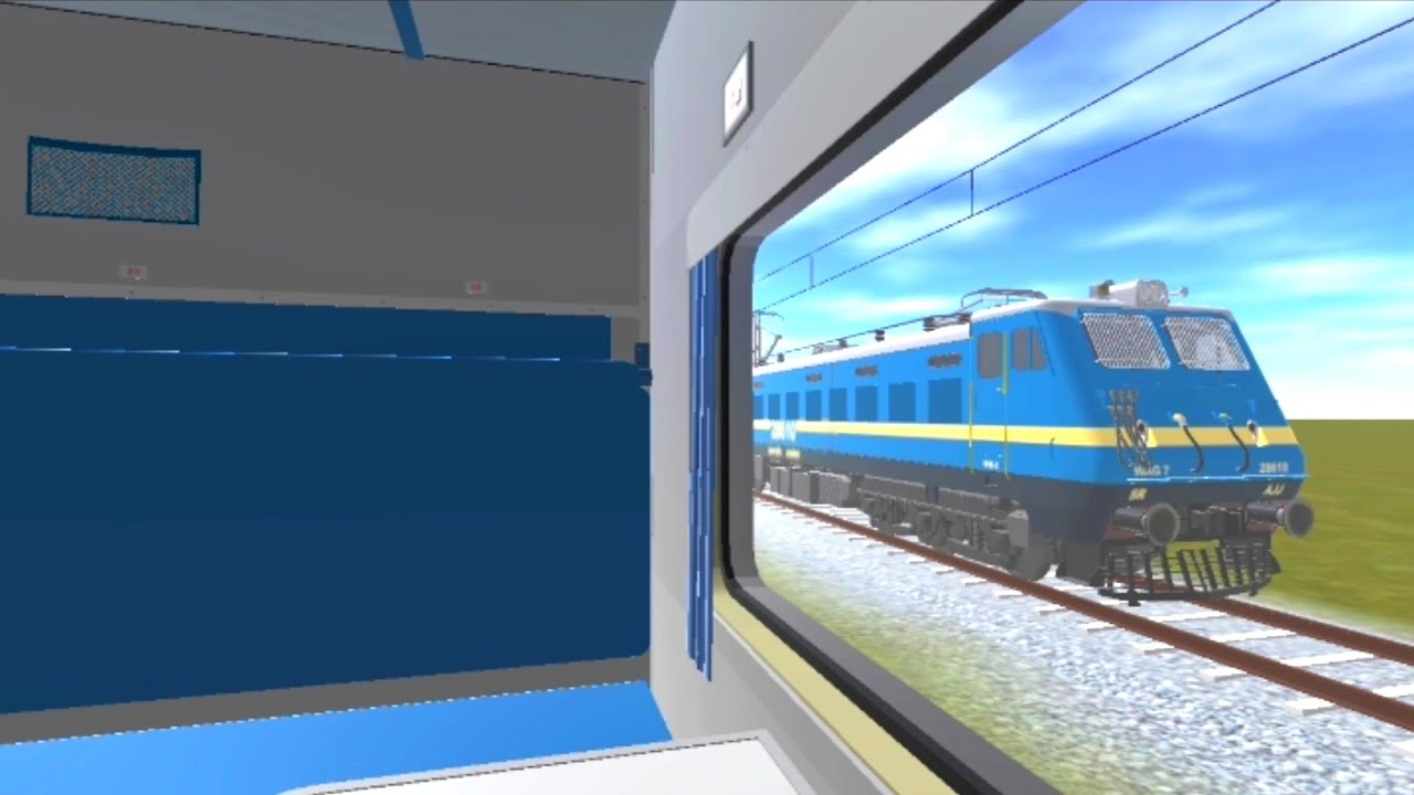 Real Train Journey [Indian Train Crossing 3D] Realistic Graphics New ...