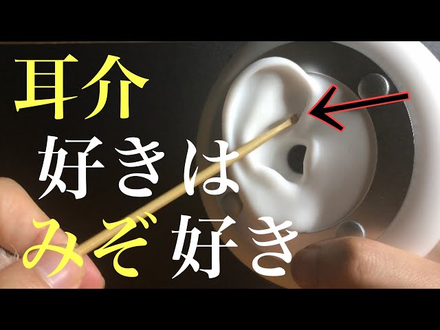 【ASMR】雑に耳介の溝だけを攻めた耳掃除　ear cleaning　3DIO　【怪談・事故物件】