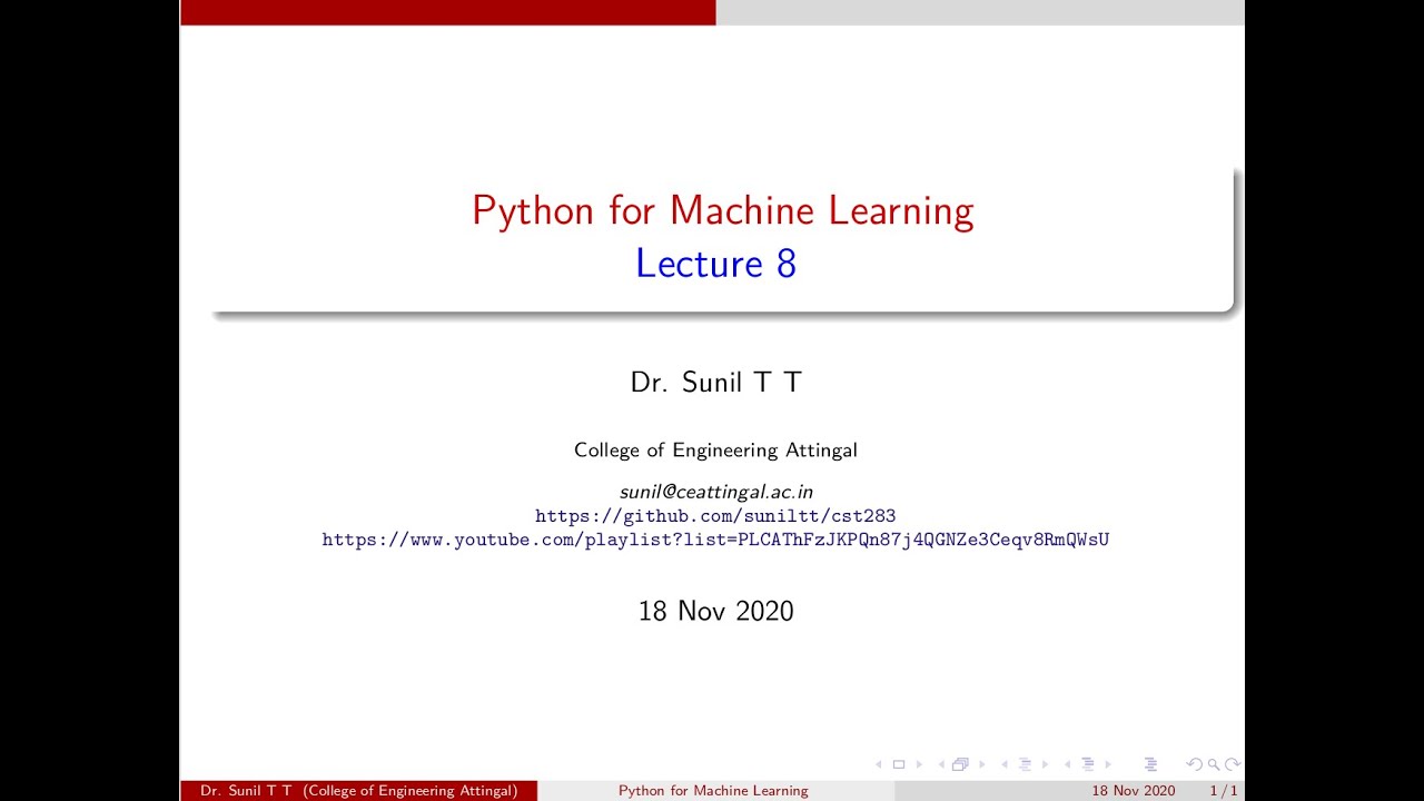 Lecture 8 - YouTube