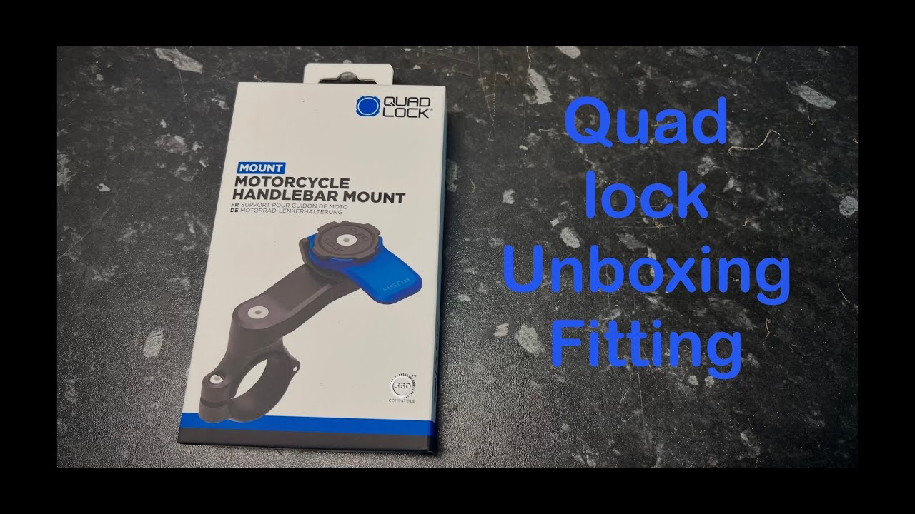 Quad lock Unboxing and fitting.....is it with the hype? - YouTube